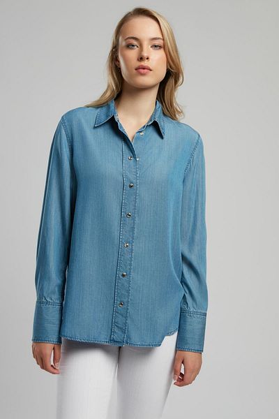 Lee Cooper Елегантна дамска дънкова риза