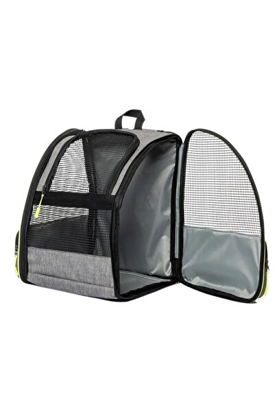 Reyo Brave Paws Plastik Fileli Piramit Model Yıkanabilir Kedi ve Köpek Çantas...