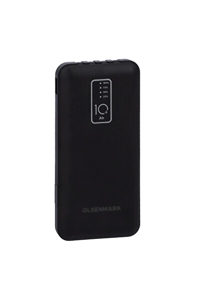 Olsenmark Power Bank 10000mAh Quick Charge OMPB1819 Battery 4 Types of Cables