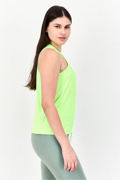 adidas Women Sportswear Fit Sleeveless Training Jersey, Lime