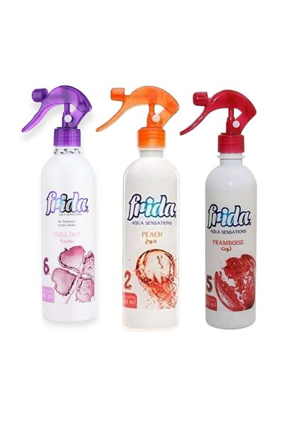 Frida Frida 460 x 3 Glass Diffuser Set - Peach, Chill Out, and Berry