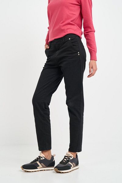 Timeout Women's dark-colored pants with slant pockets
