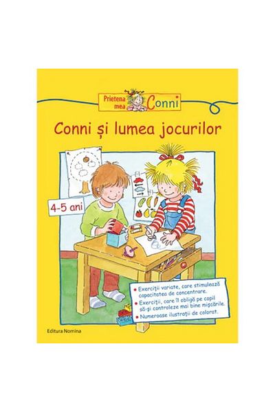 Editura Nomina Conni and the world of games 4-5 years - Roland Schenn