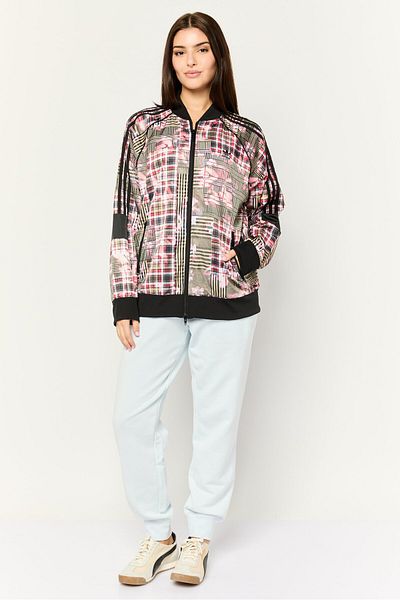 adidas Women Sportswear Fit Long Sleeves Outdoors Jacket, Multicolor
