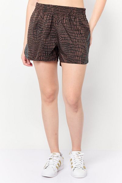 adidas Women Sportswear Fit 4 Inseam Running Shorts, Brown