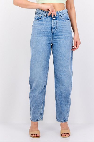 Esprit Women Regular Fit Washed Denim Jean, Blue