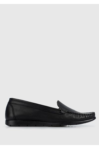 Eclipse Leather Black Women's Shoes