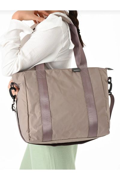 eflanmoda Sanmorris Waterproof Parachute Fabric Women's Hand and Shoulder Bag with Two Compartments