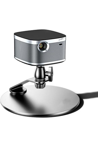 FlashHawk Desktop Projector Mount Stand Adjustable Tilt with 1/4" Screw - Ideal for Home, Office, and Studio