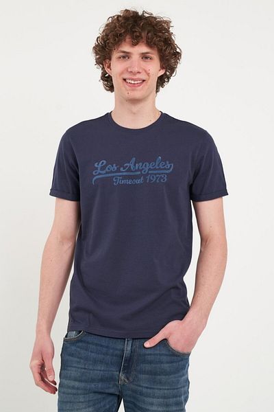 Timeout Tricou barbat cu imprimeu logo