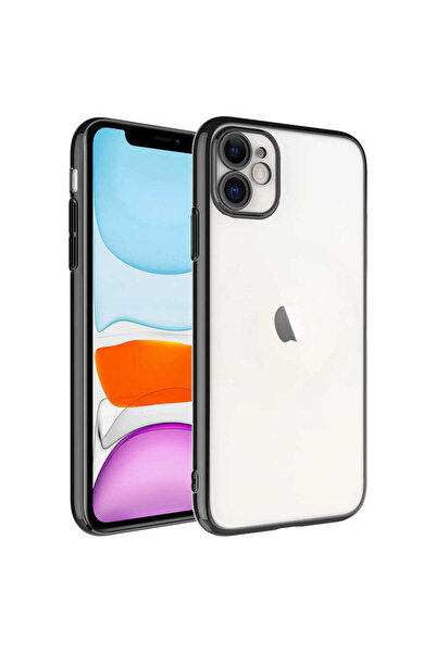 gallipolitech حافظة FRM Riksos متوافقة مع هاتف iPhone 11 مع إطار ملون صلب للك...