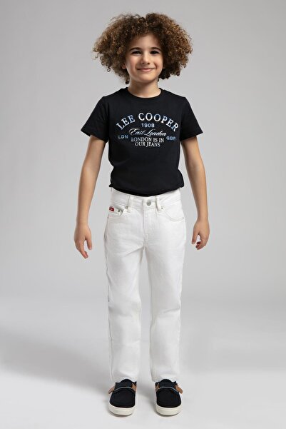 Lee Cooper Normal Bel Beyaz Erkek Çocuk Denim Pantolon 252 LCB 121002