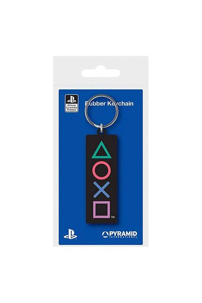 Pyramid Playstation Shapes Pvc Keychain