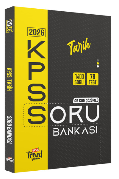 Yeni Trend Yayınları 2026 Kpss Lise & Önlisans : Tarih Soru Bankası