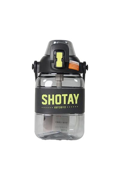 Shotay 1000 ml Black Plastic Flask
