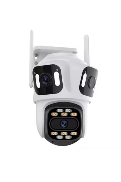AL-TECH BİLİŞİM Ip Kamera 6k Hd Üç Ekranlı Harici Wifi Kamera Dış Mekan 4K Çi...