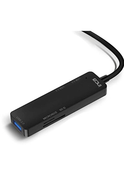 Inca محطة إرساء ITPC-5T بخمسة منافذ USB من نوع C (الإدخال: USB من النوع C => الإخراج: 2xUSB2.0+USB3.0+Sd+Tf)