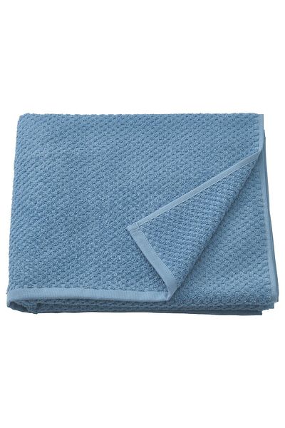 IKEA Gulvial Hand Towel 140x70 Cm – Soft, Absorbent 100% Cotton Terry, Dark Grey-blue