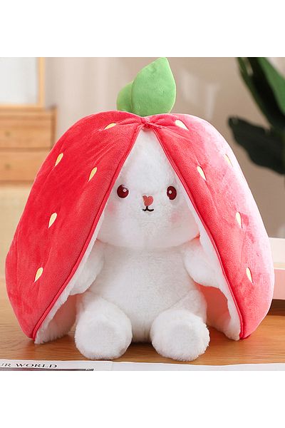 Pandamkee Strawberry Rabbit Gold Plush Special for Lover