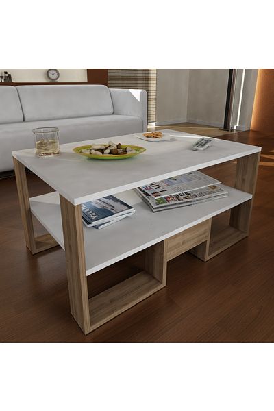 SAHABA Golden two-tone coffee table