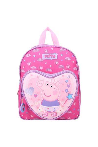 Peppa Pig Peppa made of magic schoolbag, dimensions 30x25x11 cm, multicolor