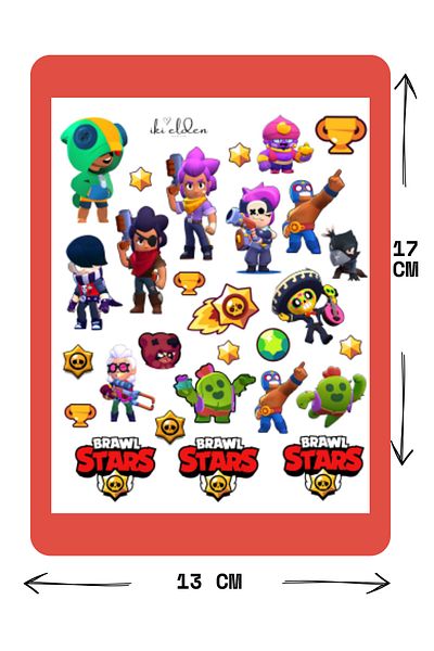 İki Elden Heroes and Cars Sticker Set of 3 125Pcs Planner Notebook Phone Computer Sticker