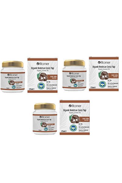 Fitomer Organik Hindistan Cevizi Yağı Paketi 3x175 ml