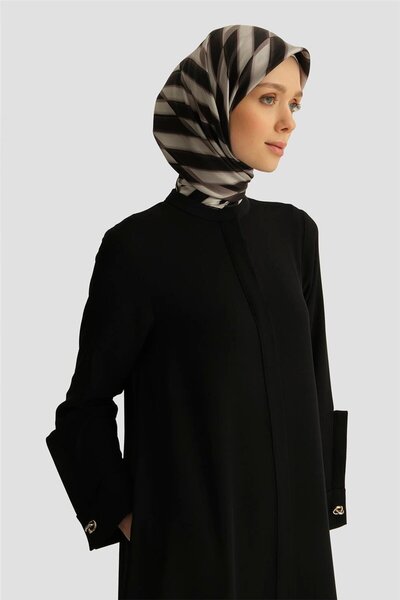 Armine Wide Cuff Overcoat 25Y8206 Black