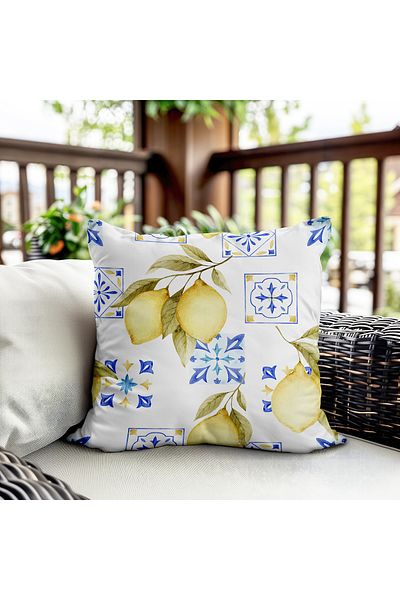 Evmila Husa de perna din catifea cu tema primavara 43x43 Cm Imprimare pe doua fete