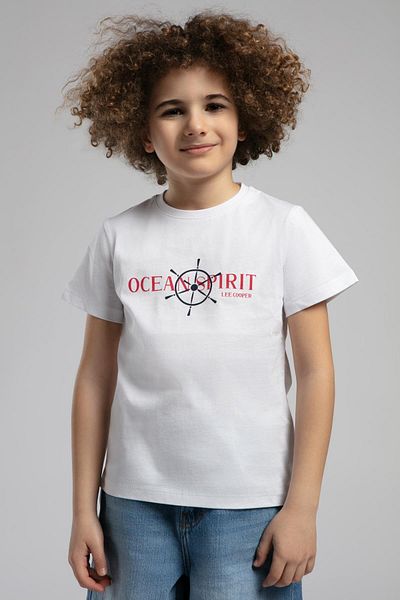 Lee Cooper Ocean boy's t-shirt white