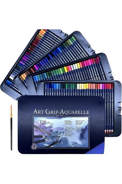 COOYA Colored Pencils, 120 Professional Watercolor Pencils Set, Ideal for Coloring, Blending and Layering