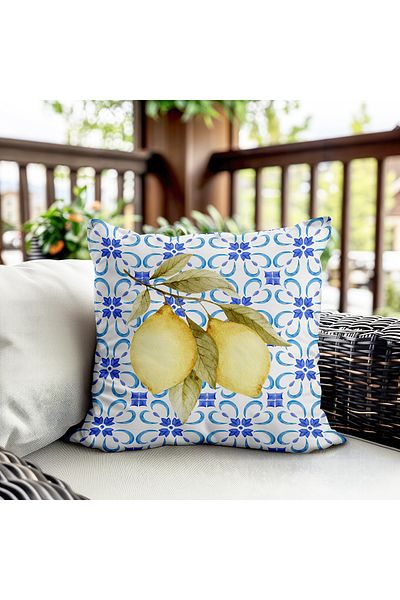 Evmila Husa de perna din catifea cu tema primavara 43x43 Cm Imprimare pe doua fete