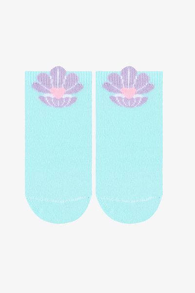 Penti Mehrfarbige 4-teilige Booties-Socken für Mädchen im Meerjungfrau-Stil