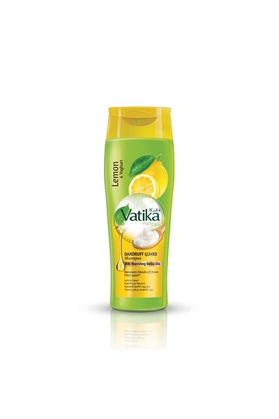 Vatika Naturals Dandruff Guard Shampoo Lemon & Yoghurt Removes Dandruff From First Wash 200ml