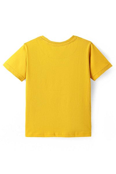 Pine kids Pine Kids Cotton Knit Half Sleeves Cut & Sew T-Shirt - Multicolor
