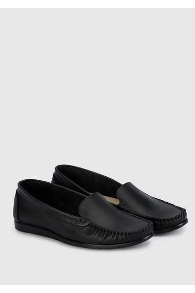 Eclipse Leather Black Women's Shoes