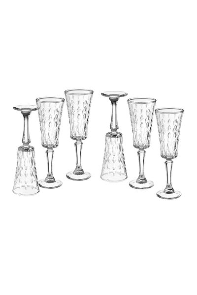 Dania 175 ml Clear Glass Juice Glasses Set