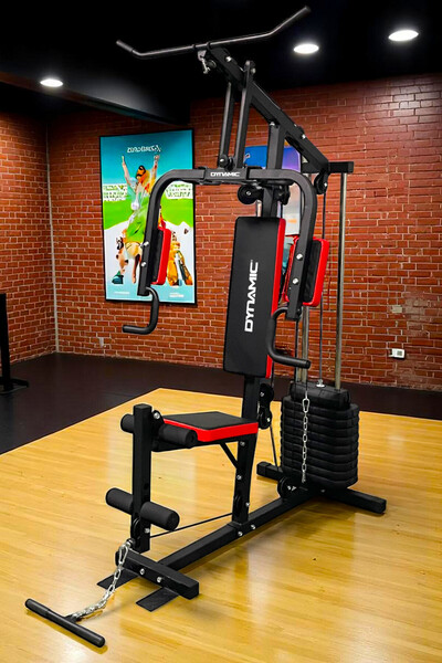 Dynamic 1001 Istasyon Kırmızı Siyah 67kg Ağırlıklı Daire Kapısı Teslim Edilir