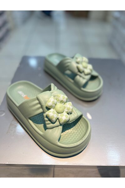 Akınal Bella Papuci de damă cu talpă ultrasoft plată confortabilă