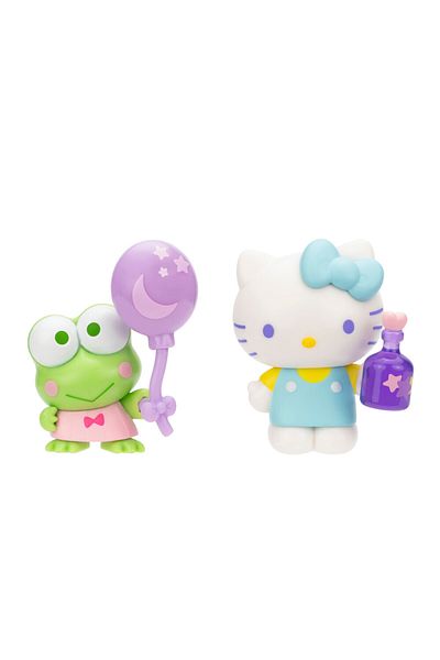 GIOCHI PREZIOSI Hello Kitty 2-Piece Mini Figure S2 - Keroppi and Hello Kitty
