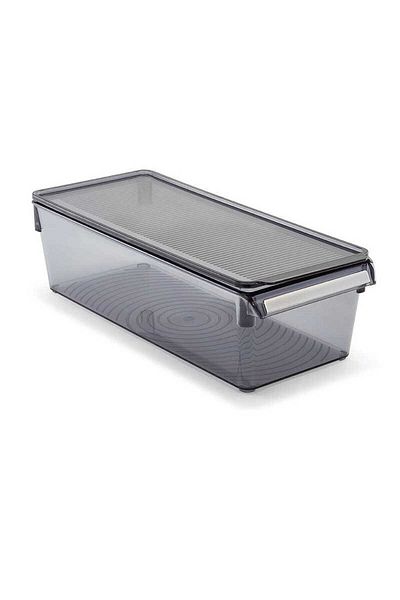 Prima Nova Refrigerator Organizer Inner Cabinet Organizer Shelf 290*150*100 Mm Transparent Black