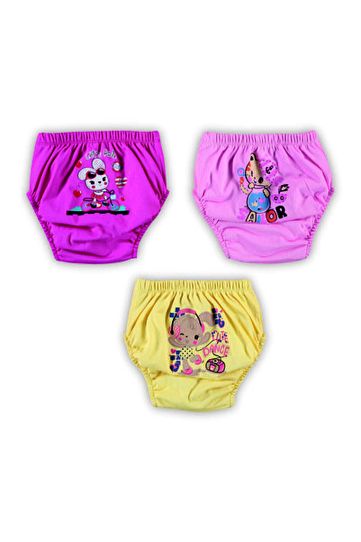 jilly jo Cotton 3-Piece Girl's Combination, Cheerful Exercise and Leak Proof