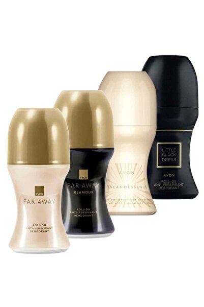 AVON Far Away, Far Away Glamour, Incandessence ve Little Black Dress Kadın Rollon Paketi