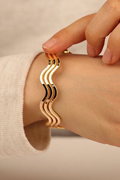 Çgk Çiğdem Gürel Kuyumculuk Altın Zikzak Ajda Bilezik