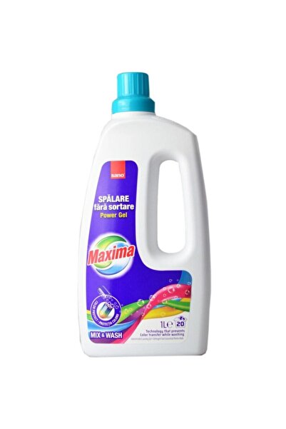 Sano Concentrated Laundry Gel Detergent, Spring Flowers, Maxima, 1 L,