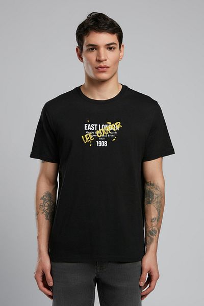 Lee Cooper Orsino Men's O Neck T-Shirt Black