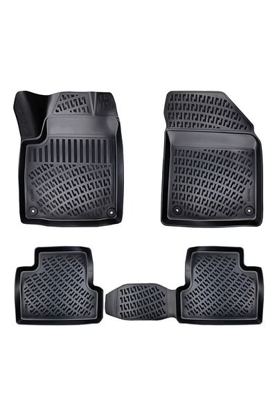 Umbrella UMBRELLA RUBBER CAR MATS SET FOR JEEP CHEROKEE (KL) 2014-2019