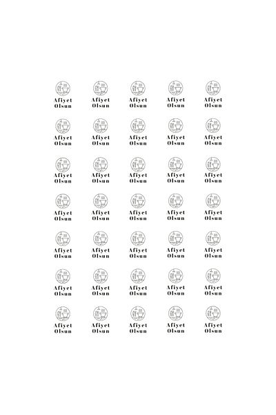 Bimotif 525 Pieces Hearted Bon Appetit Written Sticker Set