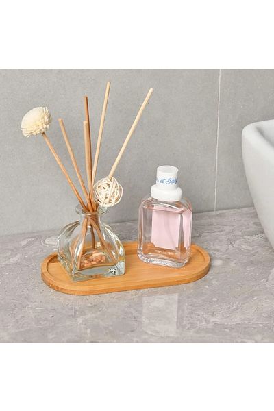 safestore Bamboo Presentation and Serving Tray, Ideal for Multi-Purpose Use Oil Pot Base