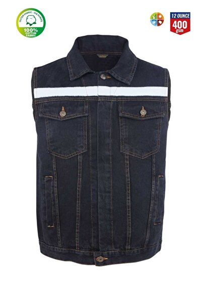 MyForm 09128 سترة سونا دينم أسود